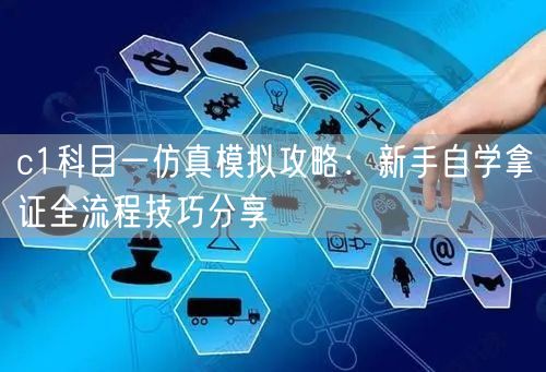 c1科目一仿真模拟攻略:新手自学拿证全流程技巧分享
