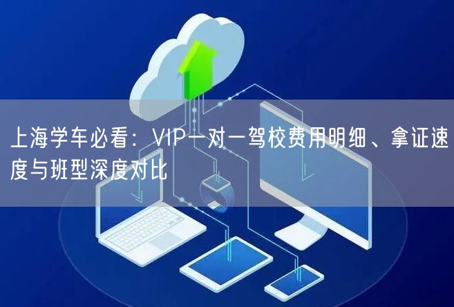 上海学车必看：VIP一对一驾校费用明细、拿证速度与班型深度对比
